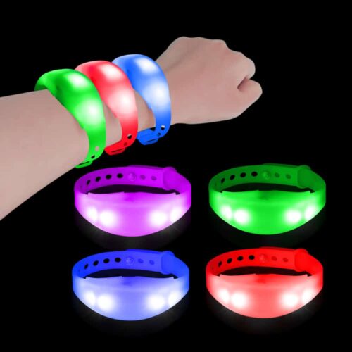 Pulseras Con Luz LED Para Fiestas